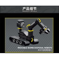 Le Yi 88102 The Bomb Squad Xếp hình lắp ráp ghép mô hình Tủ đựng vết thương