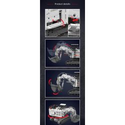 MouldKing 17067 6060 Excavator Xếp hình lắp ráp ghép mô hình Máy xúc xẻng Caterpillar 6060