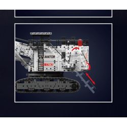 MouldKing 17067 6060 Excavator Xếp hình lắp ráp ghép mô hình Máy xúc xẻng Caterpillar 6060