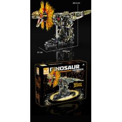 Beautiful and 13101 Xếp hình lắp ráp ghép mô hình Cơ Khí Đôi Vương Miện Rồng