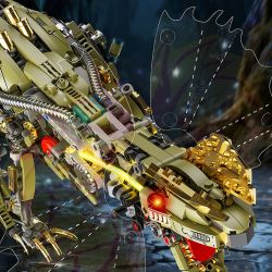 Beautiful and 13101 Xếp hình lắp ráp ghép mô hình Cơ Khí Đôi Vương Miện Rồng