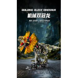 Beautiful and 13101 Xếp hình lắp ráp ghép mô hình Cơ Khí Đôi Vương Miện Rồng