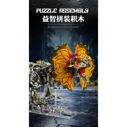 Beautiful and 13101 Xếp hình lắp ráp ghép mô hình Cơ Khí Đôi Vương Miện Rồng