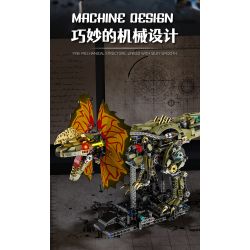 Beautiful and 13101 Xếp hình lắp ráp ghép mô hình Cơ Khí Đôi Vương Miện Rồng