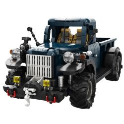 EIKEE Y26011 Xếp hình lắp ráp ghép mô hình Power Wagon 1952 Xe bán tải cổ điển 1:16