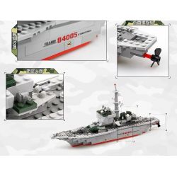 Kazi KY84005 84005 non  LỰC LƯỢNG THỰC ĐỊA TÀU KHU TRỤC KAMIKAZE bộ đồ chơi xếp lắp ráp ghép mô hình Field Army FIELD ARMY KAMIKAZE FRIGATE Chiến Trường 228 khối