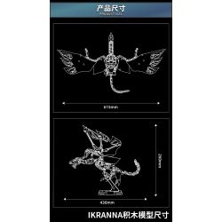 LY 76116 Dragon Ikranna Xếp hình lắp ráp ghép mô hình Hình đại diện: Ikaran