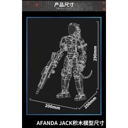 LY 76117 Afanda Jack Xếp hình lắp ráp ghép mô hình Hình đại diện: Jack