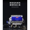 Takuki T1112 V8 Turbo Charged Xếp hình lắp ráp ghép mô hình Động cơ V8