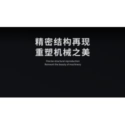 Takuki T1112 V8 Turbo Charged Xếp hình lắp ráp ghép mô hình Động cơ V8