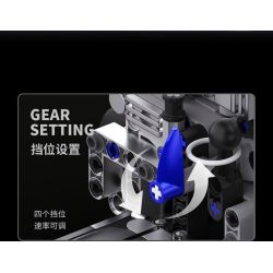 Takuki T1112 V8 Turbo Charged Xếp hình lắp ráp ghép mô hình Động cơ V8