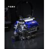 Takuki T1112 V8 Turbo Charged Xếp hình lắp ráp ghép mô hình Động cơ V8
