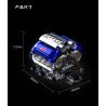 Takuki T1112 V8 Turbo Charged Xếp hình lắp ráp ghép mô hình Động cơ V8