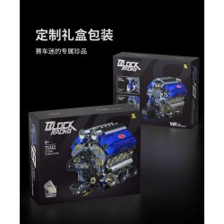 Takuki T1112 V8 Turbo Charged Xếp hình lắp ráp ghép mô hình Động cơ V8