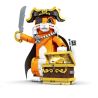DK 7074 Pirate Cat Xếp hình lắp ráp ghép mô hình mèo cướp biển