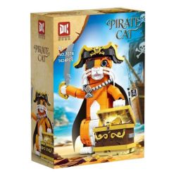 DK 7074 Pirate Cat Xếp hình lắp ráp ghép mô hình mèo cướp biển