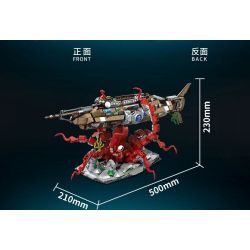 DK 7078 Nautilus Submarine Xếp hình lắp ráp ghép mô hình 鹦鹉RAGO