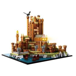 DK 7076 Scarlet Castle Xếp hình lắp ráp ghép mô hình Game of Thrones: The Red Keep The Scarlet Keep