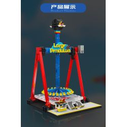 MouldKing 11027 Pendulum Ride Xếp hình lắp ráp ghép mô hình Xứ sở mộng mơ: Con lắc lớn