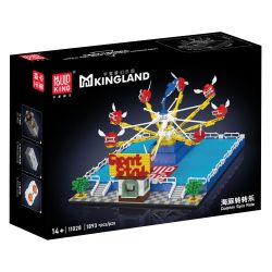 MouldKing 11028 Dolphin Spin Ride Xếp hình lắp ráp ghép mô hình Xứ sở mộng mơ: Cá heo vui nhộn