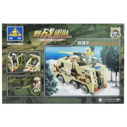 Kazi KY84026 84026 non  XE GIẢI CỨU BỌC THÉP bộ đồ chơi xếp lắp ráp ghép mô hình Field Army Chiến Trường 180 khối