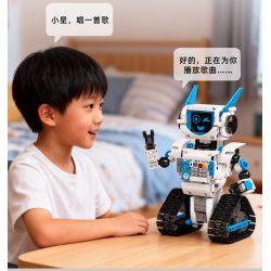MouldKing 15089 MouldKing 15090 AI Robot Xếp hình lắp ráp ghép mô hình Robot thông minh AI Xiaoxing
