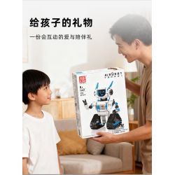 MouldKing 15089 MouldKing 15090 AI Robot Xếp hình lắp ráp ghép mô hình Robot thông minh AI Xiaoxing