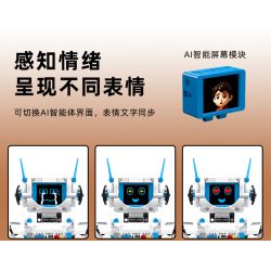MouldKing 15089 MouldKing 15090 AI Robot Xếp hình lắp ráp ghép mô hình Robot thông minh AI Xiaoxing
