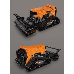 MouldKing 17086 Remote Control Reclaming Machine Xếp hình lắp ráp ghép mô hình Máy cải tạo đất điều khiển từ xa