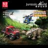 MouldKing 29004 Ankylosaurus & Helicopter Camp Xếp hình lắp ráp ghép mô hình Thế giới kỷ Jura: Ankylosaurus và trại trực thăng