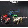 MouldKing 29004 Ankylosaurus & Helicopter Camp Xếp hình lắp ráp ghép mô hình Thế giới kỷ Jura: Ankylosaurus và trại trực thăng