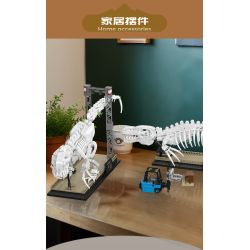 MouldKing 29005 Dino Fossils Mosasaurus & Velociraptor Xếp hình lắp ráp ghép mô hình Thế giới kỷ Jura: Hóa thạch Sorosaurus và Velociraptor