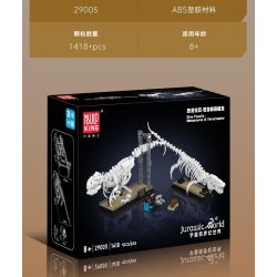 MouldKing 29005 Dino Fossils Mosasaurus & Velociraptor Xếp hình lắp ráp ghép mô hình Thế giới kỷ Jura: Hóa thạch Sorosaurus và Velociraptor