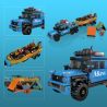 MouldKing 24080 Fishing Boat Trailer Xếp hình lắp ráp ghép mô hình Mini World: Xe kéo thuyền đánh cá