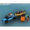 MouldKing 24080 Fishing Boat Trailer Xếp hình lắp ráp ghép mô hình Mini World: Xe kéo thuyền đánh cá