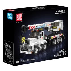 MouldKing 29092 Service Crane Truck Xếp hình lắp ráp ghép mô hình xe cẩu
