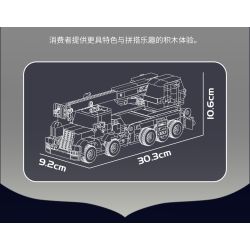 MouldKing 29092 Service Crane Truck Xếp hình lắp ráp ghép mô hình xe cẩu