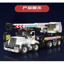 MouldKing 29092 Service Crane Truck Xếp hình lắp ráp ghép mô hình xe cẩu