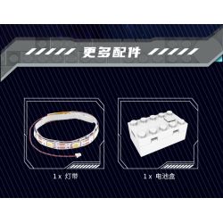 MouldKing 10259 Zoro's Katanas Xếp hình lắp ráp ghép mô hình Con dao của Sauron