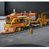 MouldKing 12046 Steampunk Train Xếp hình lắp ráp ghép mô hình tàu hơi nước