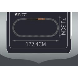 MouldKing 12046 Steampunk Train Xếp hình lắp ráp ghép mô hình tàu hơi nước