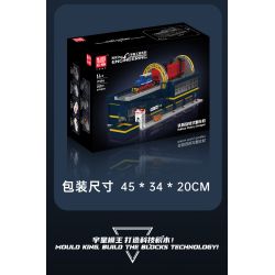 MouldKing 17094 Railcar Rotary Dumper Xếp hình lắp ráp ghép mô hình Máy xúc quay đường sắt