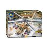 Kazi KY84020 84020 non  TRỰC THĂNG CHIẾN ĐẤU bộ đồ chơi xếp lắp ráp ghép mô hình Field Army FIELD ARMY AH-64 Chiến Trường 658 khối