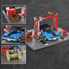 MouldKing 24086 Repair Garage & Challenger Muscle Car Xếp hình lắp ráp ghép mô hình Cửa hàng bảo trì & Xe cơ bắp Challenger