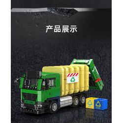 MouldKing 24088 Eco-Friendy Garbage Truck Xếp hình lắp ráp ghép mô hình Mini World: Xe chở rác thân thiện với môi trường