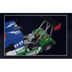 MouldKing 24095 Racing Truck Xếp hình lắp ráp ghép mô hình Thế giới thu nhỏ: Xe tải đua