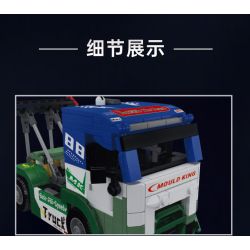MouldKing 24095 Racing Truck Xếp hình lắp ráp ghép mô hình Thế giới thu nhỏ: Xe tải đua