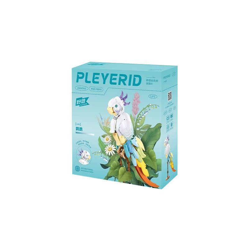 Pleyerid M38-P8095 Parrot Xếp hình lắp ráp ghép mô hình Con vẹt