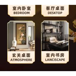 Pleyerid M38-P8165 Xếp hình lắp ráp ghép mô hình Hoa phượng nở