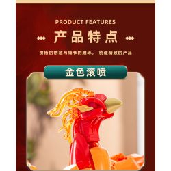 Pleyerid M38-P8165 Xếp hình lắp ráp ghép mô hình Hoa phượng nở